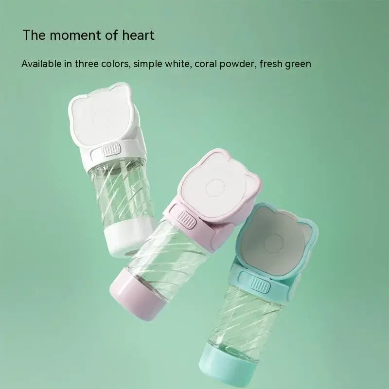 Dog Outing Water Cup Bottle Portable Cup Walking Dog Water Bottle Pet Drinking Water Feeding Food Waste Dag integrated Cup