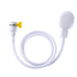 pet shower sprayer white 1.1m hose with carabiner faucet-connected dog and cat bathing shower tool