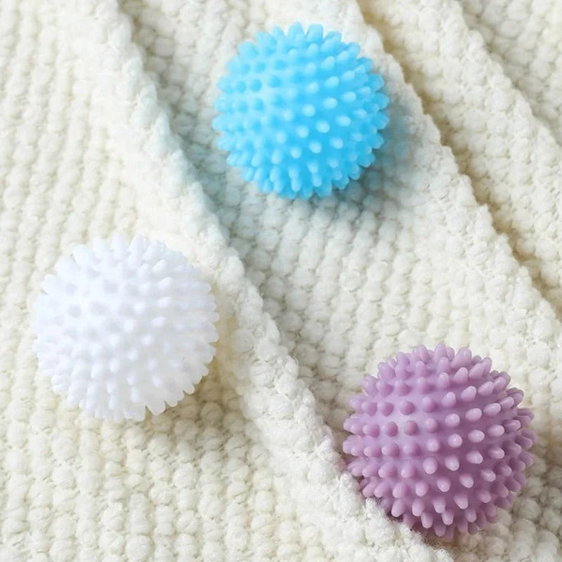 Laundry anti-winding balls set of 3 spiky reusable dryer and washing balls for softening clothes and reducing tangles