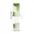 portable dog water bottle green ergonomic plastic pet hydration dispenser for outdoor walks hiking travel, 29cm