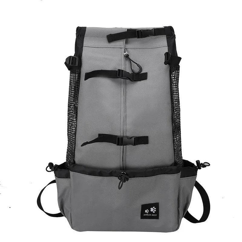 Outdoor Travel Puppy Medium Dog Backpack for Small Dogs Breathable Walking French Bulldog Carrier Bags Accessories Pet Supplies