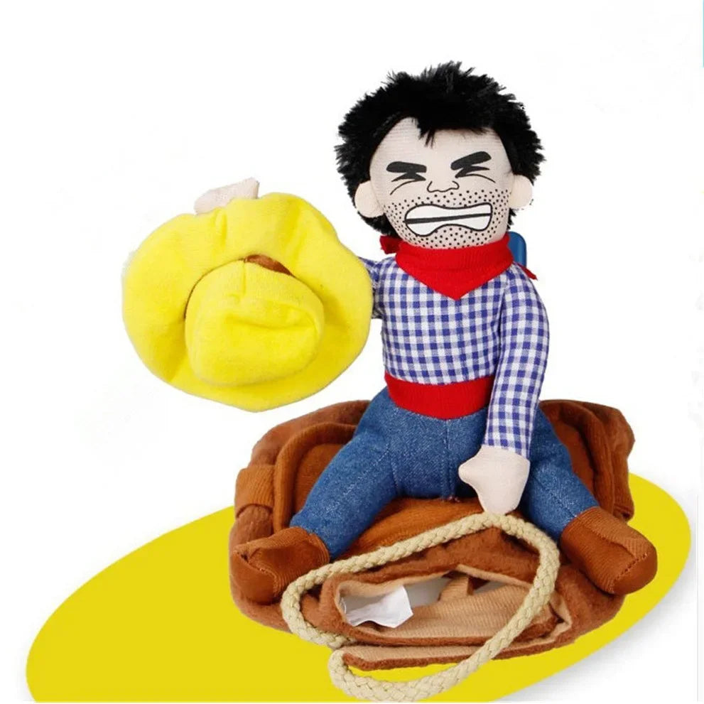 Funny Dog Halloween Dog Costumes Pet Clothes Cowboy Dressing Up Jacket Coats for Small Dogs Funny French Bulldog Pug Clothing