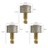 dog nail grinder replacement head, 3pcs copper cylindrical grinding wheel, 21mm pet paw grooming clipper accessory