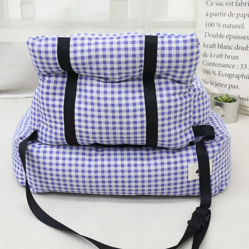 DogS Bed Dog Car Nest Pet Car Nest Out Safety Seat Cushion Anti-theft Car Portable Home Dual-purpose Nest Pad Dog Accessories