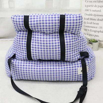 DogS Bed Dog Car Nest Pet Car Nest Out Safety Seat Cushion Anti-theft Car Portable Home Dual-purpose Nest Pad Dog Accessories