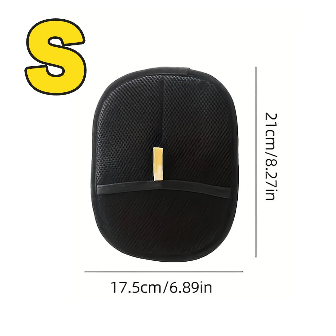 pet hair removal gloves S size black grooming brush for cat dog hair removal on sofa, carpet, clothes, home