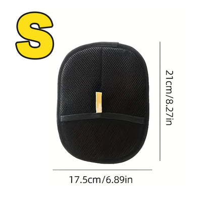 pet hair removal gloves S size black grooming brush for cat dog hair removal on sofa, carpet, clothes, home