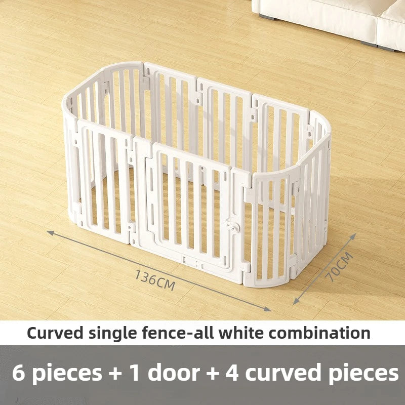 Indoor Household Pet Fence Waterproof Dog Fence Large Dog Protective Fence Free Combination Large Space Pet Isolation Fences