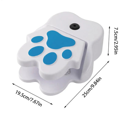 Paw Activated Dog Water Fountain Step on Outdoor Pet Drinking Dispenser Pet Dogs Puppy Water Sprinkler Toys for Garden Yard