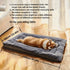 Super Soft plush dog bed sofa, thick polyester pet mat for small to large dogs, 120x60cm crate bed