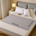 washable waterproof mattress protector gray quilted breathable bed pad for adults, elderly, menstrual care, and pets