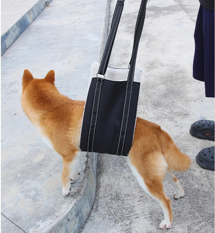 Dog Lift Harness Adjustable Dog Sling for Back Legs Support Rehab Harness for Weak Rear Legs Pet Aid Assist Tool For Elderly Dog