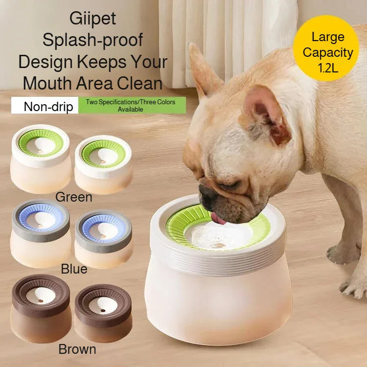 Dog Selected Suspended Drinking Fountain Neck Guard Water Bowl Floating Drinking Fountain Floating Non-Wet Mouth Water Bowl Pet.