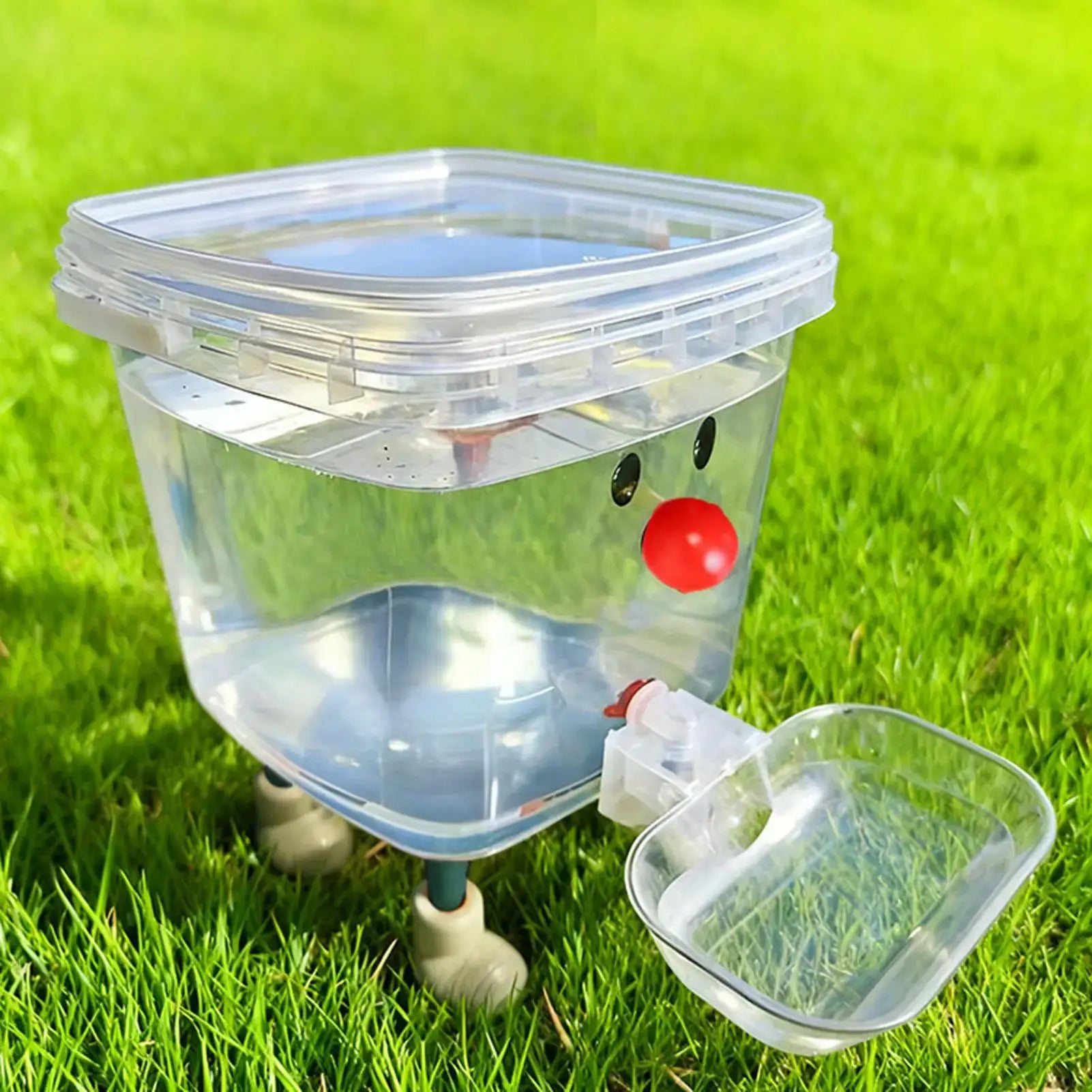Automatic pet water dispenser for dogs and cats, clear 3/5L fountain bowl for home use