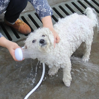 pet bathing shower for dog grooming with handheld sprayer, easy pet cleaning and bathing tool for home use