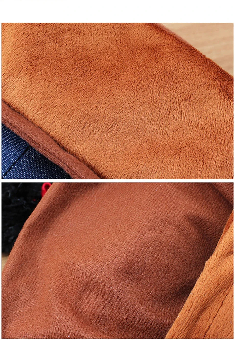 Close-up of soft brown plush and fabric material, ideal for dog bedding or toys