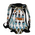 pet backpack carrier for small dogs canvas shoulder chest carrier, color 7, windproof geometric print for small pets