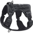 military tactical dog harness black no pull large reflective straps durable vest with control handle