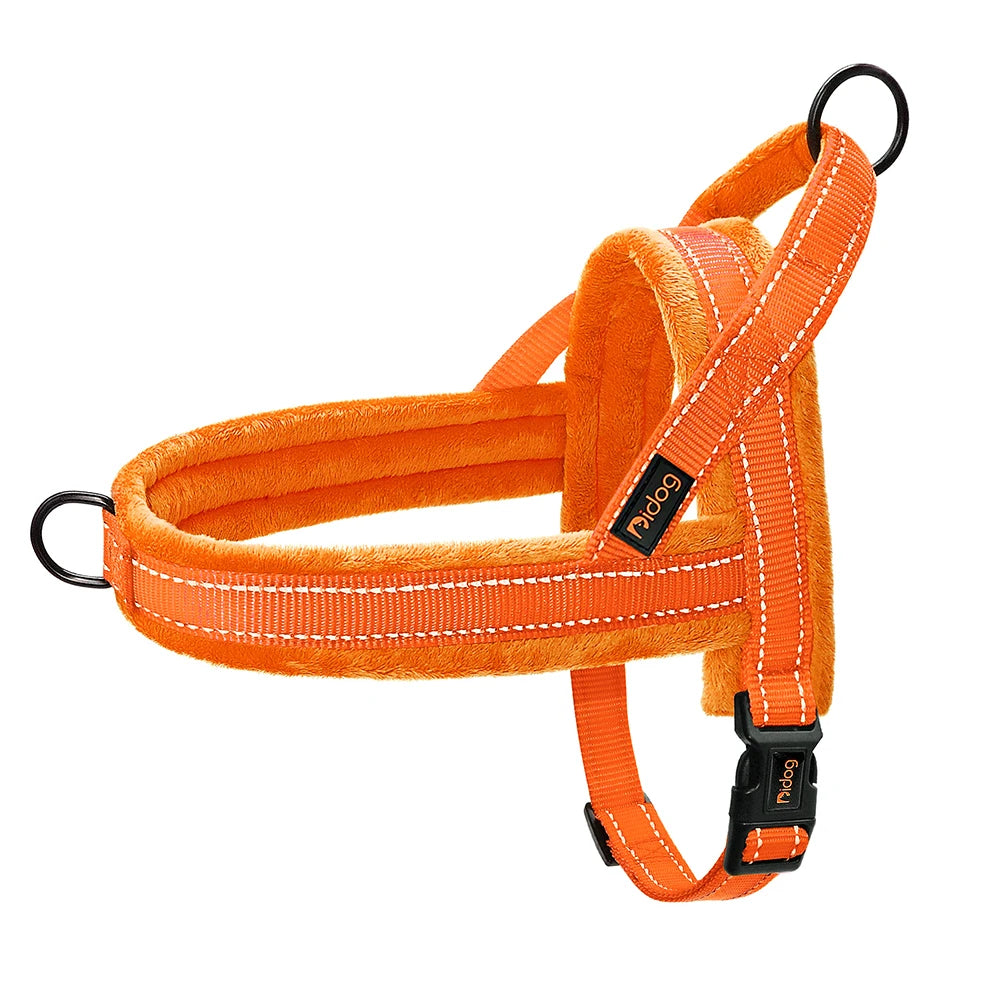 Warm Winter Dog Harness No Pull Dog Harnesses Vest Soft Padded Pet Harnesses Vests Reflective For Small Large Dogs Bulldog Pug