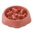 black slow feeder dog bowl, anti-choking puzzle pet bowl, anti-slip slow eating dish for small and medium dogs