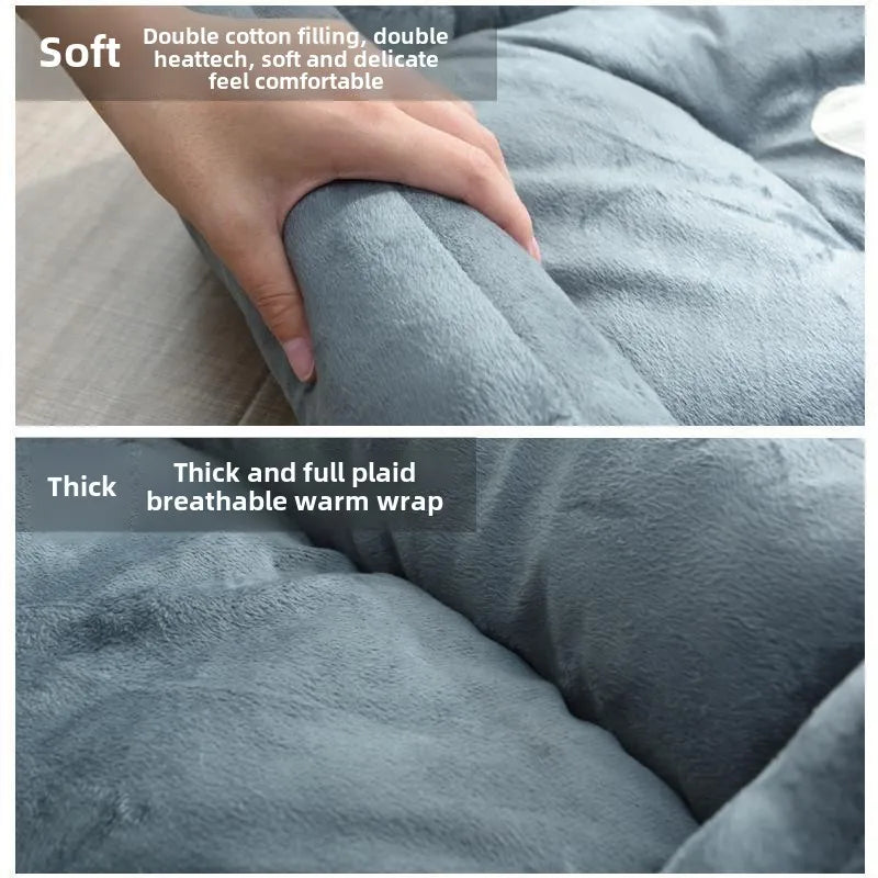 Soft thick all-season pet bed house with double cotton filling, breathable warm wrap, for dogs and cats
