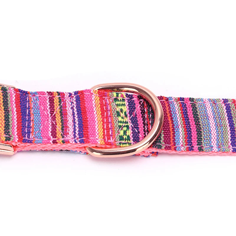 Pet Dog Collar Nylon Personalized Necklace Dog Supplies Free Engraving Name for Small Medium Large Dogs Adjustable Dog Collars