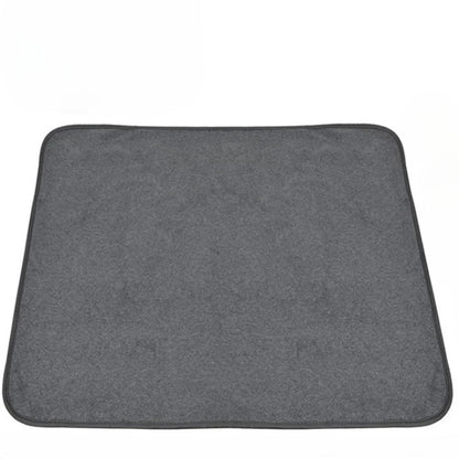 Gray washable dog pee pad jumbo reusable waterproof non-slip floor mat for puppy training, playpens and crates