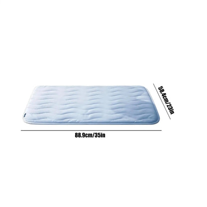 washable dog cooling mat for dogs and s, 35x23in, non slip, comfortable summer resting pad for indoor, crate, car travel