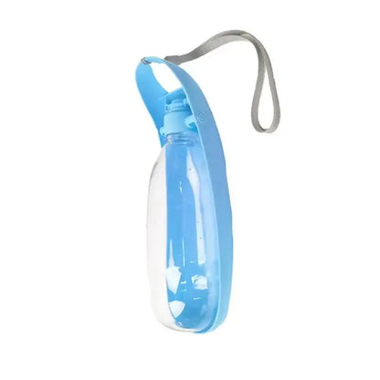 portable dog water bottle for small and large dogs, foldable lightweight travel drinking bowl with strap