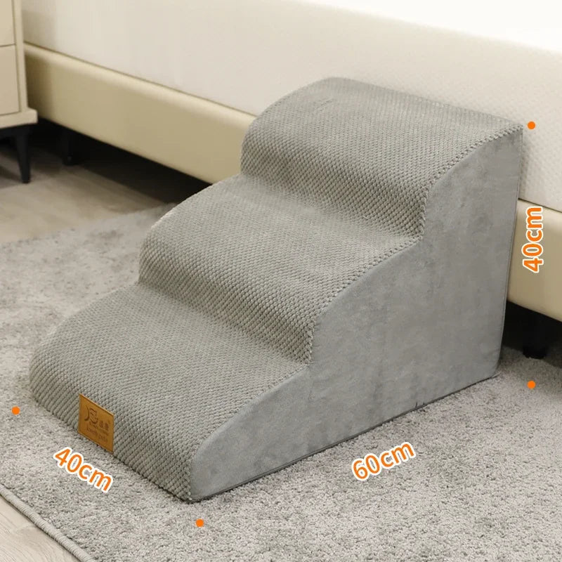 Dogs Stairs Bed Steps Protect Hip Bone Small Dog Anti-slip Ladder Dog Cat Disassembled Pet Products Supplies  Accessories