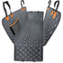 dog car seat cover hammock black 600D heavy duty scratch proof nonslip soft back seat cover with storage pocket