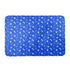 washable reusable dog pee pad blue waterproof puppy training mat for car seat floor, breathable polyester, print pattern, K05
