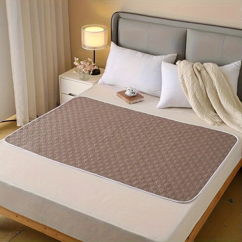 washable waterproof mattress protector for adults, menstrual care, and pets, breathable reusable bed cover