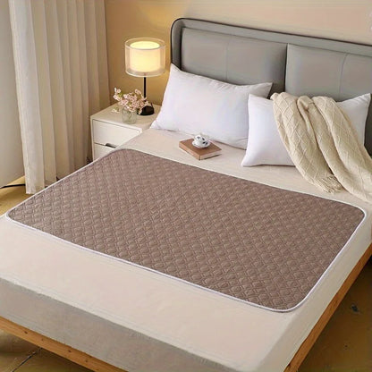 washable waterproof mattress protector for adults, menstrual care, and pets, breathable reusable bed cover