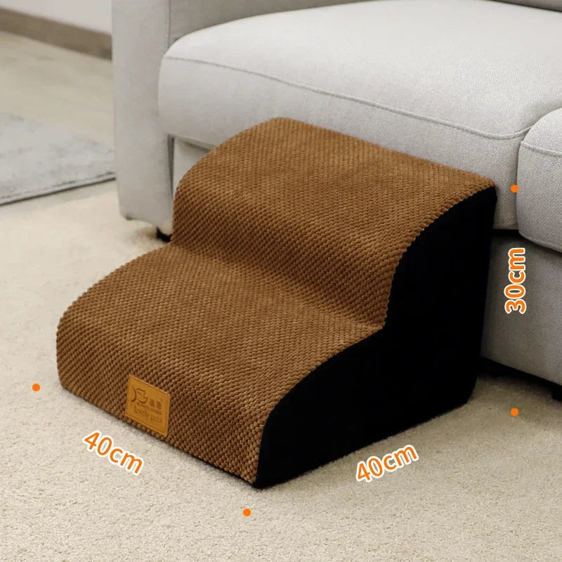 Dogs Stairs Bed Steps Protect Hip Bone Small Dog Anti-slip Ladder Dog Cat Disassembled Pet Products Supplies  Accessories