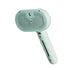 steam dog grooming brush green handheld steam spray pet brush for dogs and cats, anti-shedding, static-reducing