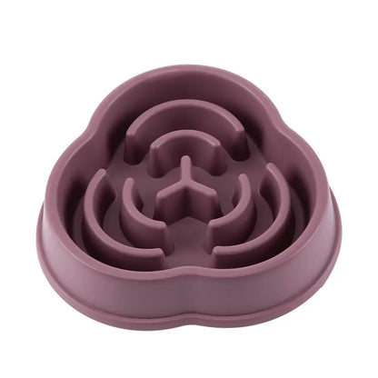 Slow Feeder Dog Bowls Slow Eating Pet Bowls Puzzle Anti-Gulping Interactive Bloat Durable Preventing Choking Healthy Dogs Bowl