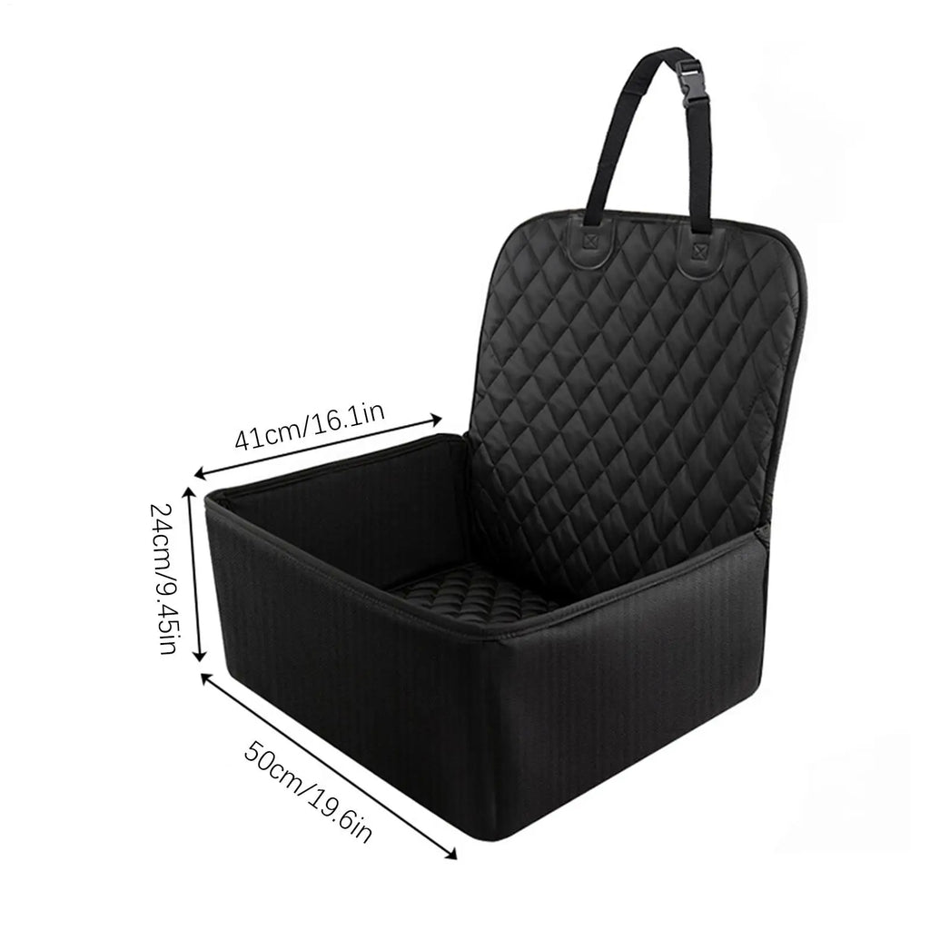 Dog Car Seat Storage Pockets Universal Pet Seat Cover for Small Medium Dogs Non-Slip Portable Travel Mat Seat Cover Safety Bag