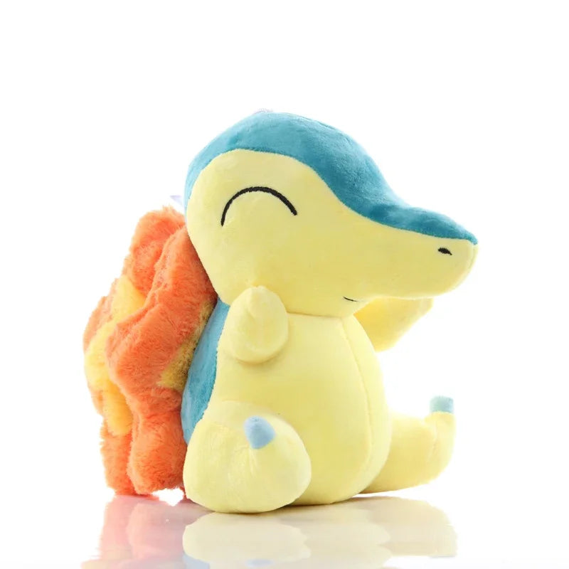 Pokemon plush doll Cyndaquil stuffed toy for kids, soft collectible anime gift for birthdays and Christmas