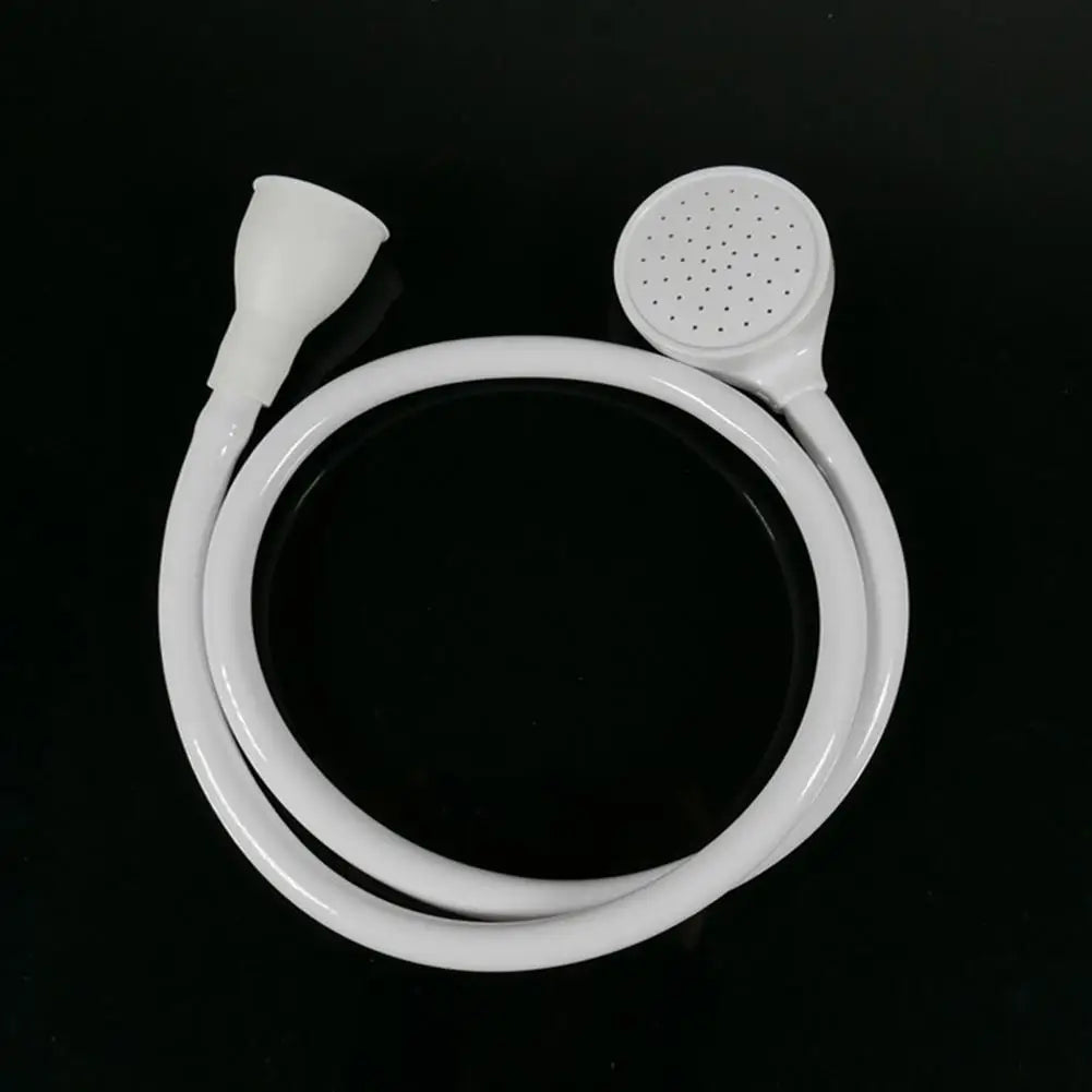 pet bathing shower handheld hose for dog and cat grooming, multifunctional easy bath sprayer with white ABS shower head