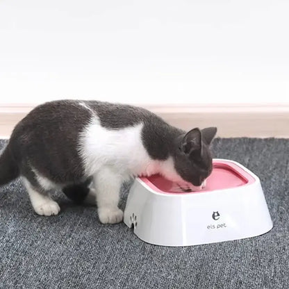 no-spill dog water bowl for pets, splash-proof slow feeder dish with large-capacity drinking dispenser