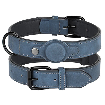 Dog Collar High Quality PU Leather Pet Collars Anti-lost Tag Collar Adjustable for Small Medium Dogs Chihuahua Pug Accessories