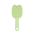 2 in 1 pet hair remover grooming brush green massage and deshedding comb for dogs and cats, 20x8 cm