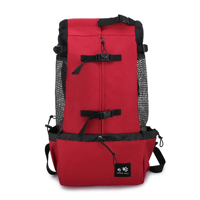 Outdoor Travel Puppy Medium Dog Backpack for Small Dogs Breathable Walking French Bulldog Carrier Bags Accessories Pet Supplies