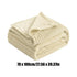 Beige washable pet blanket for dog crate, sofa, bed, and indoor pet comfort, soft warm furniture protection mat, 70 x 100 cm