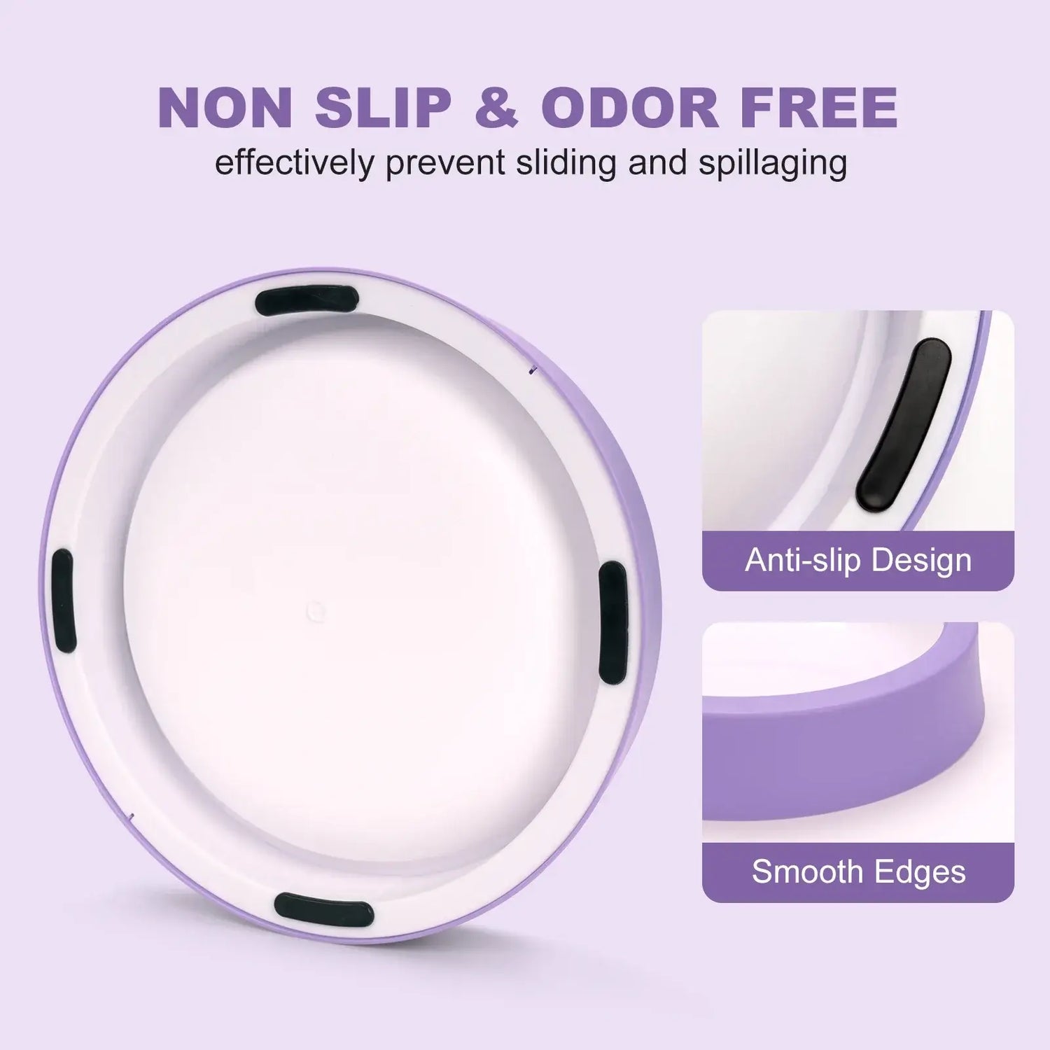 slow feeder dog bowl non slip anti-gulping maze design for dogs and cats, odor free, smooth edges