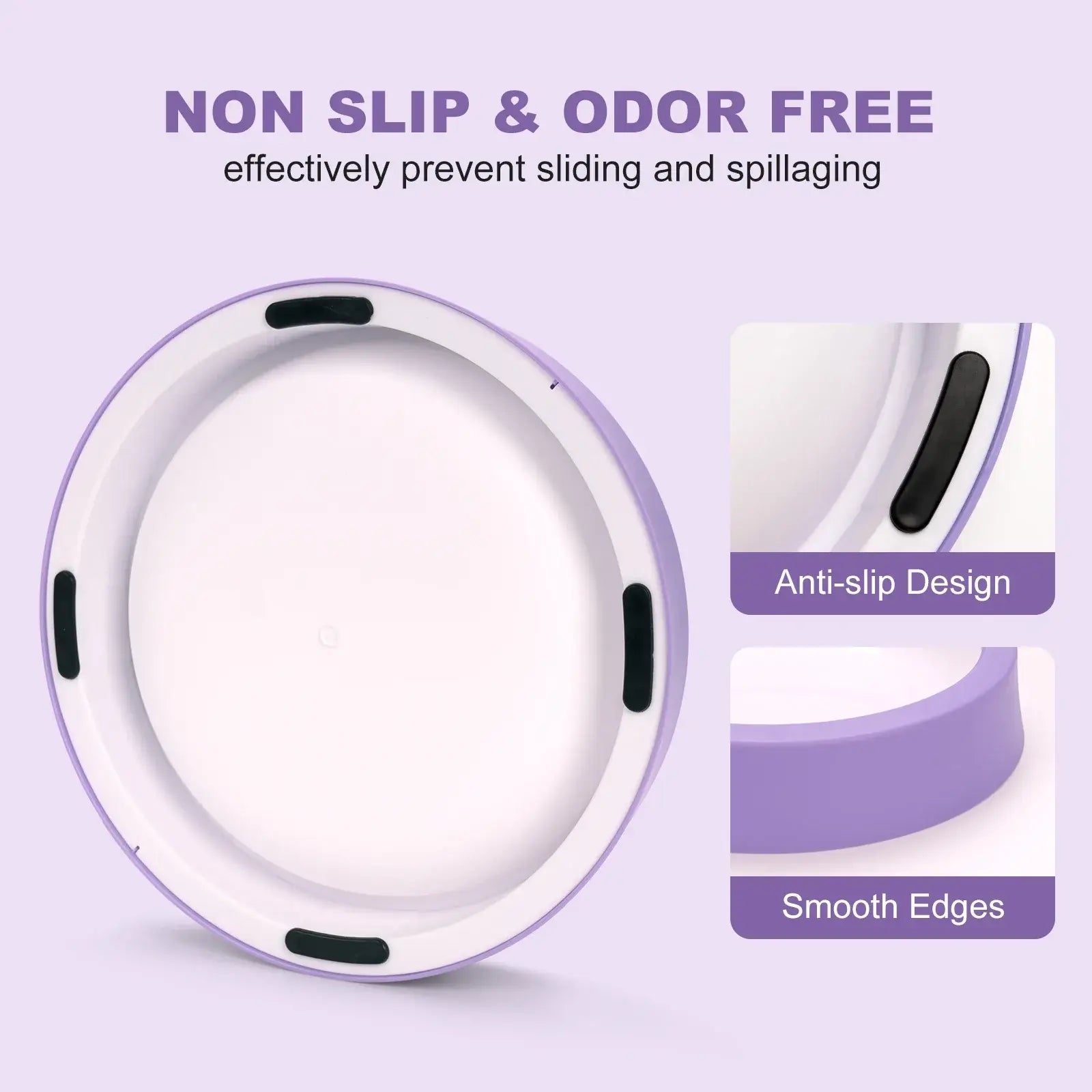 slow feeder dog bowl non slip anti-gulping maze design for dogs and cats, odor free, smooth edges