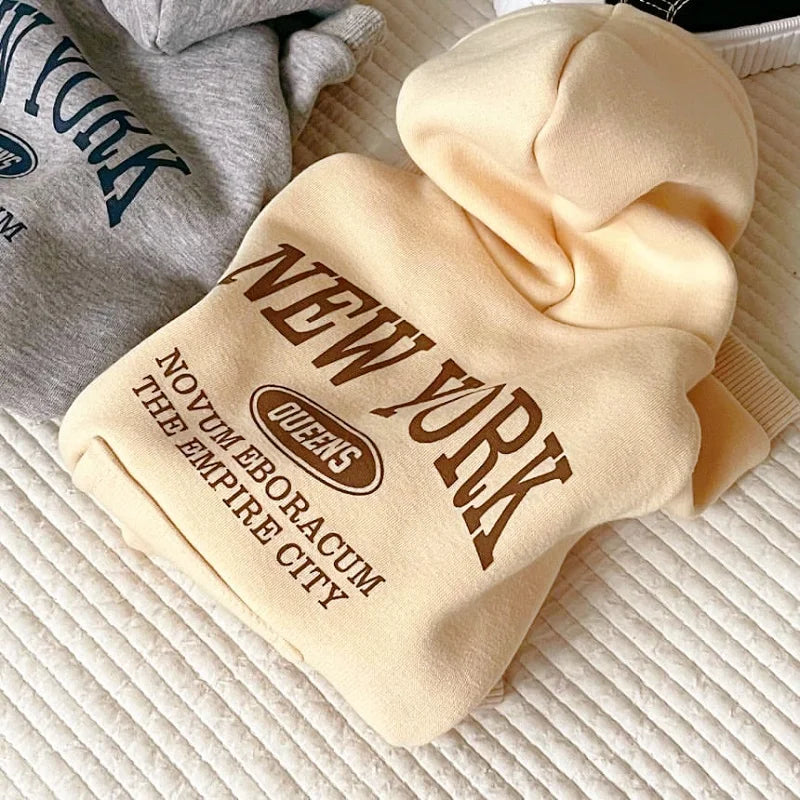 Fashion Dog Hoodies Comfortable Pet Clothes for Small Dogs Soft Sweatshirt Puppy Outdoor Yorkshire Chihuahua Costume Pet Supply