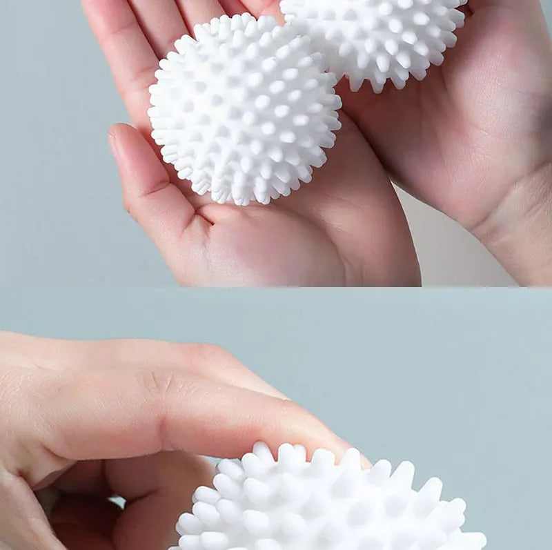 laundry anti-winding balls reusable white spiky washing and drying balls for softening clothes and reducing drying time