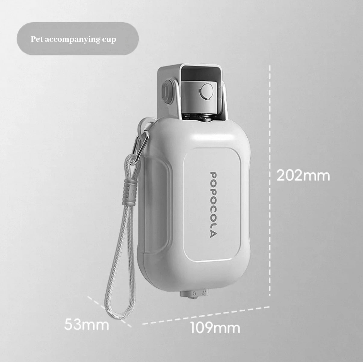 New dog outdoor drinking cup  pet companion cup dog outdoor walking cup folding water kettle for convenient drinking